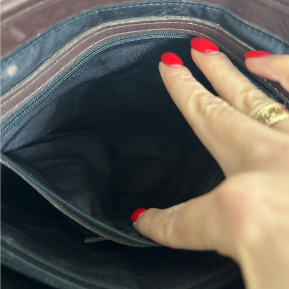 Coach Dark Brown Leather Shoulder Bag - Picture 5 of 8